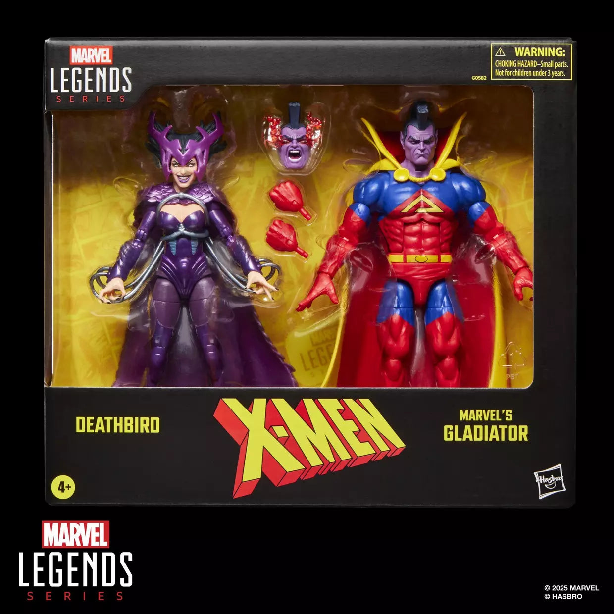🔥PRESALE🔥X-Men Marvel Legends Gladiator & Deathbird Action Figure Two-Pack (Hasbro)