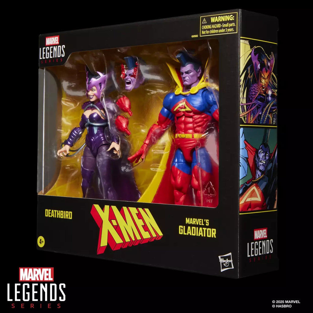 🔥PRESALE🔥X-Men Marvel Legends Gladiator & Deathbird Action Figure Two-Pack (Hasbro)