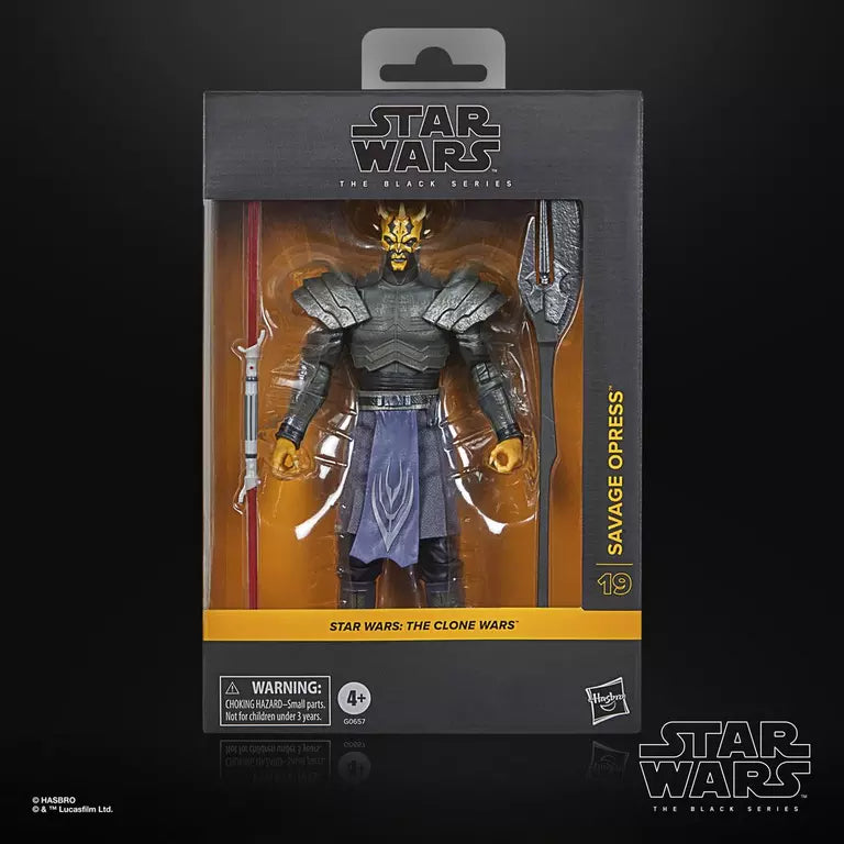 Star Wars: The Black Series 6" Savage Opress (The Clone Wars) Deluxe Action Figure (Hasbro)