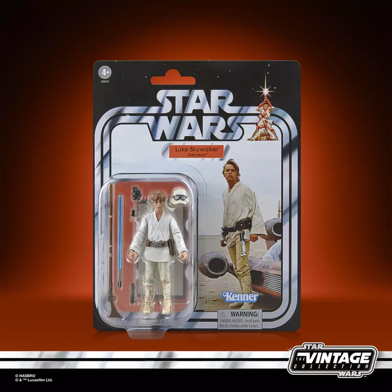 Star Wars: The Vintage Collection X-34 Landspeeder with Luke Skywalker (Tatooine) Action Figure (Hasbro)