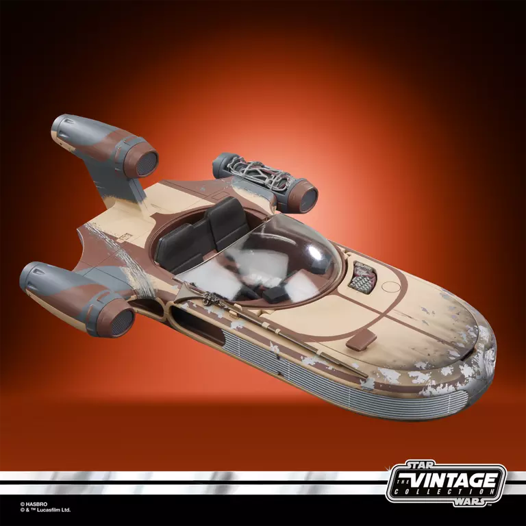 Star Wars: The Vintage Collection X-34 Landspeeder with Luke Skywalker (Tatooine) Action Figure (Hasbro)