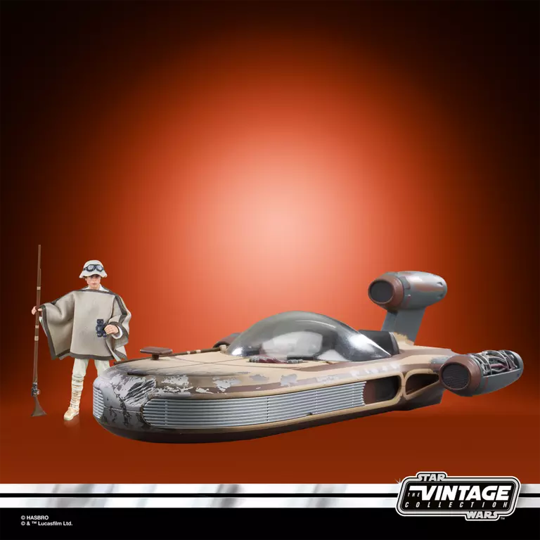 Star Wars: The Vintage Collection X-34 Landspeeder with Luke Skywalker (Tatooine) Action Figure (Hasbro)
