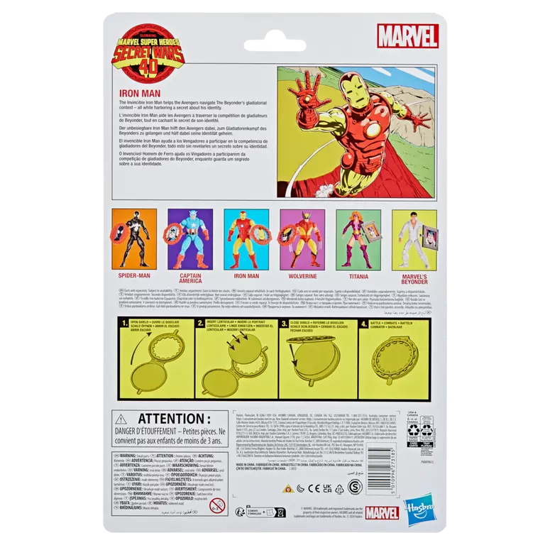 Secret Wars Marvel Legends Iron Man Action Figure (Hasbro)