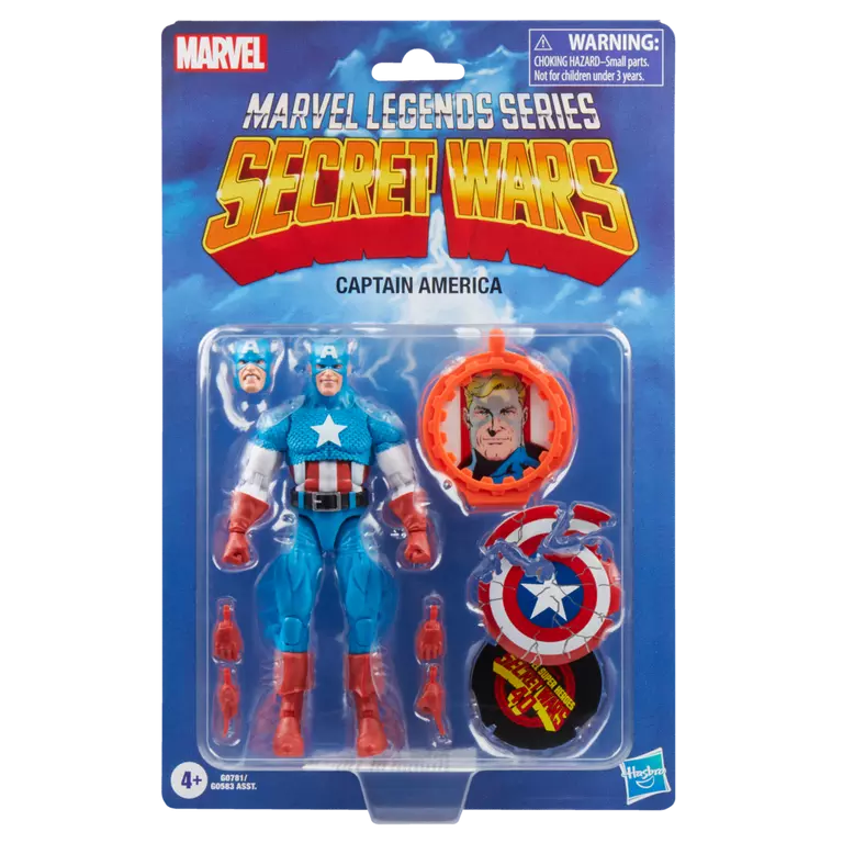Secret Wars Marvel Legends Captain America Action Figure (Hasbro)