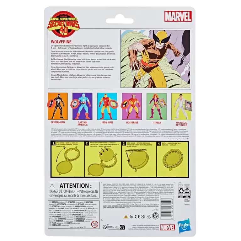 Secret Wars Marvel Legends Wolverine Action Figure (Hasbro)
