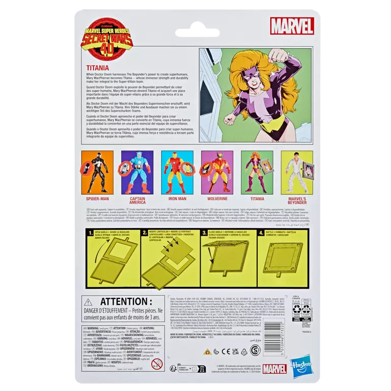 Secret Wars Marvel Legends Titania Action Figure (Hasbro)