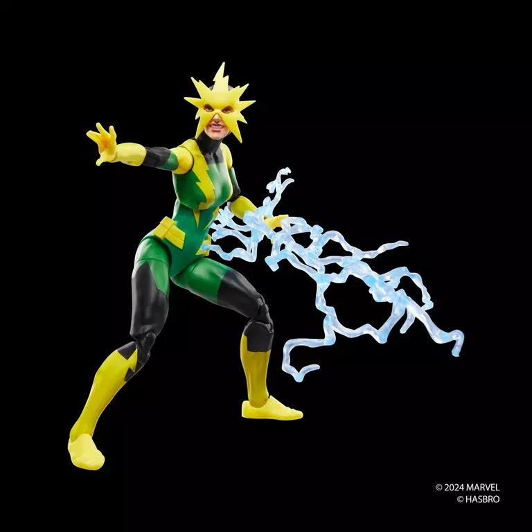 Spider-Man Marvel Legends Retro Collection Electro (Francine Frye) Action Figure (Hasbro)