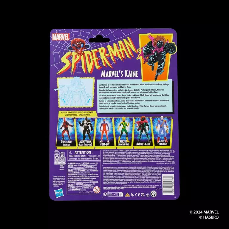 Spider-Man Marvel Legends Retro Collection Marvel's Kaine Action Figure (Hasbro)