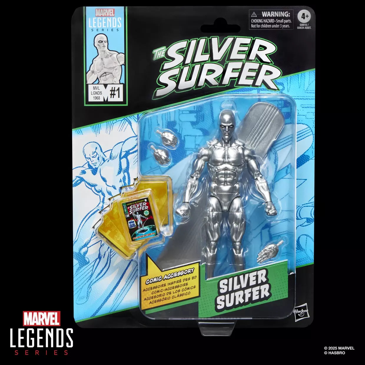 🔥PRESALE🔥Silver Surfer #1 Marvel Legends Silver Surfer Action Figure (Hasbro)