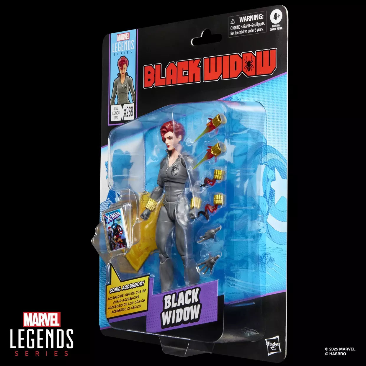 🔥PRESALE🔥The Uncanny X-Men #268 Marvel Legends Black Widow Action Figure (Hasbro)