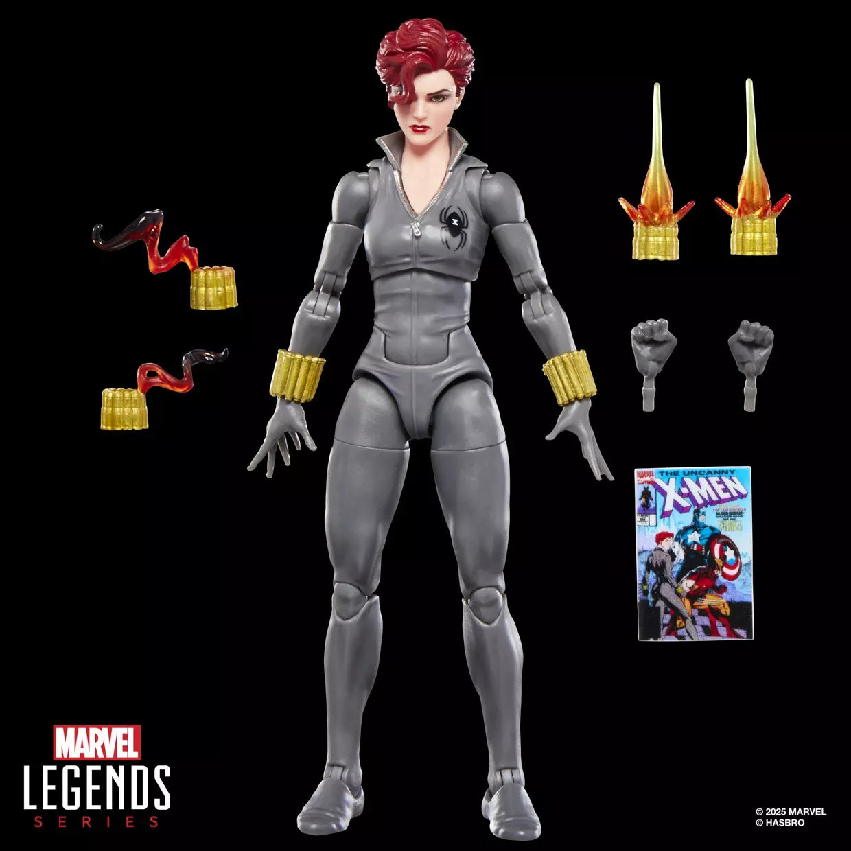 🔥PRESALE🔥The Uncanny X-Men #268 Marvel Legends Black Widow Action Figure (Hasbro)