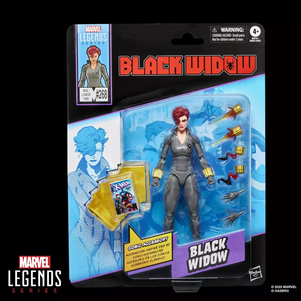 The Uncanny X-Men #268 Marvel Legends Black Widow Action Figure (Hasbro)