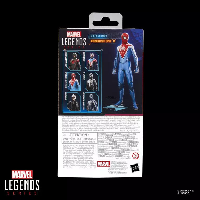 Marvel's Spider-Man 2 Marvel Legends Gamerverse Miles Morales (Upgraded Suit Style) Action Figure (Hasbro)