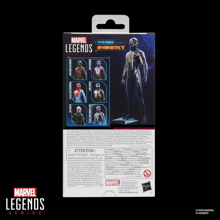 Marvel's Spider-Man 2 Marvel Legends Gamerverse Peter Parker (Anti-Venom Suit Style) Action Figure