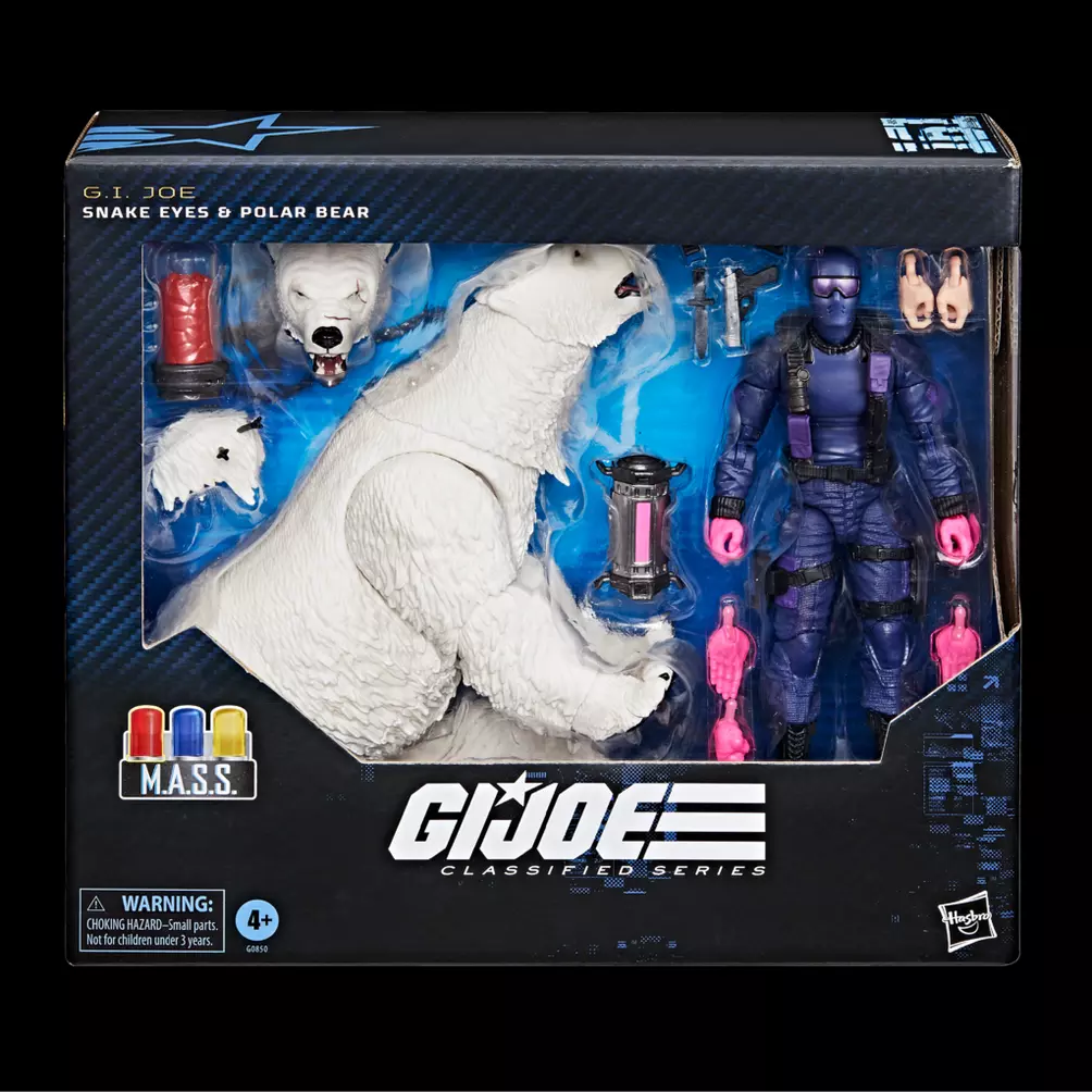 G.I. Joe Classified Series Snake Eyes & Polar Bear Figure Set (Hasbro)