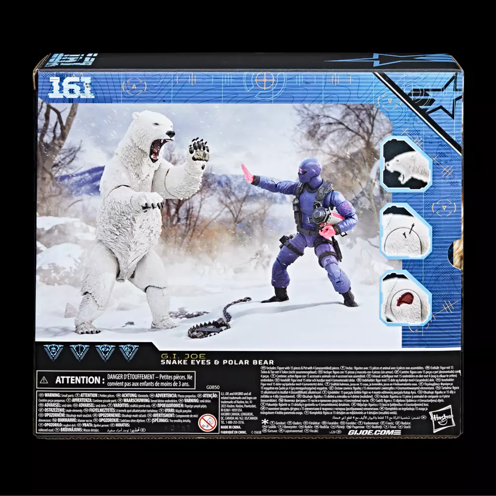 G.I. Joe Classified Series Snake Eyes & Polar Bear Figure Set (Hasbro)