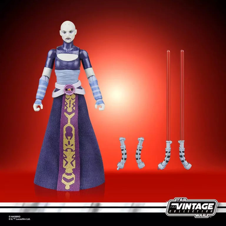 Star Wars: The Vintage Collection Asajj Ventress (The Clone Wars) Action Figure (Hasbro)