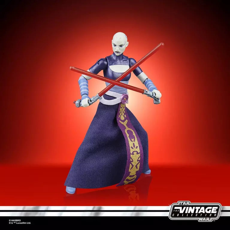 Star Wars: The Vintage Collection Asajj Ventress (The Clone Wars) Action Figure (Hasbro)