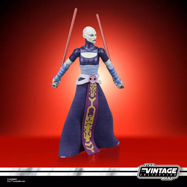 Star Wars: The Vintage Collection Asajj Ventress (The Clone Wars) Action Figure (Hasbro)
