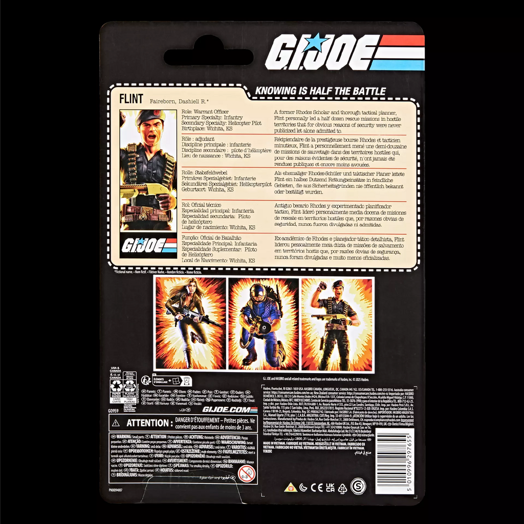 Hasbro G.I. Joe Classified Series Retro Collection Flint Action Figure (Hasbro)