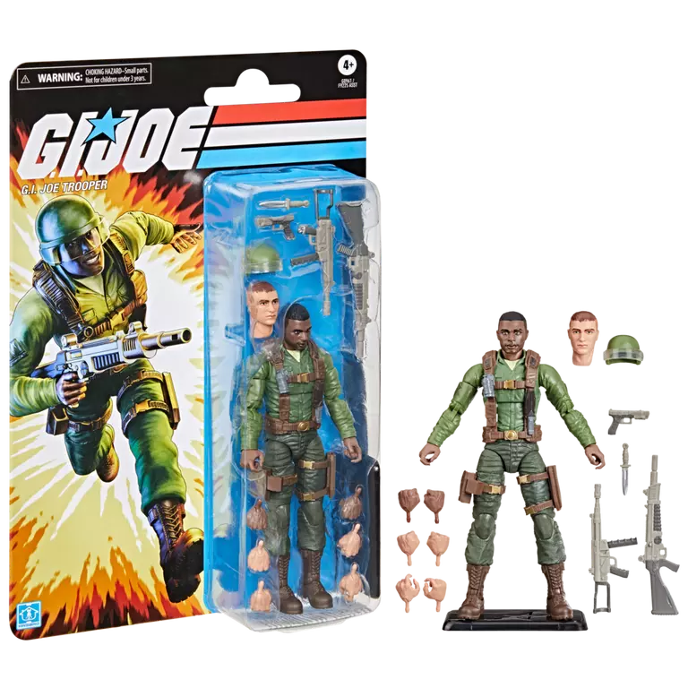 🔥PRESALE🔥G.I. Joe Classified Series Retro Collection Anniversary G.I. Joe Trooper Action Figure (Hasbro)