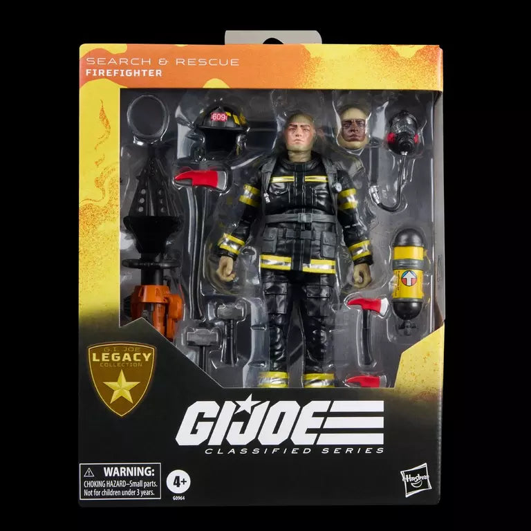 G.I. Joe Classified Series Legacy Collection Search & Rescue Firefighter Action Figure (Hasbro)