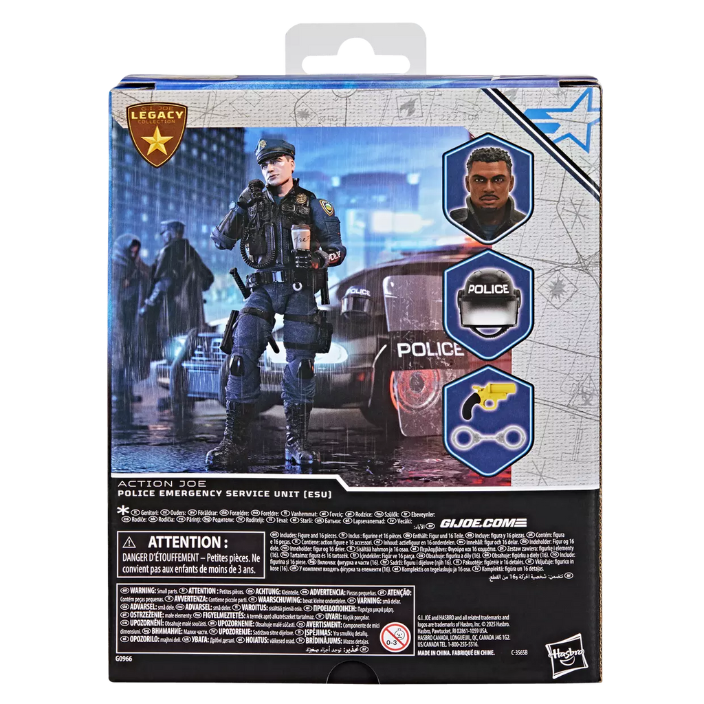 G.I. Joe Classified Series Legacy Collection Police Emergency Service Unit (ESU) Action Figure (Hasbro)