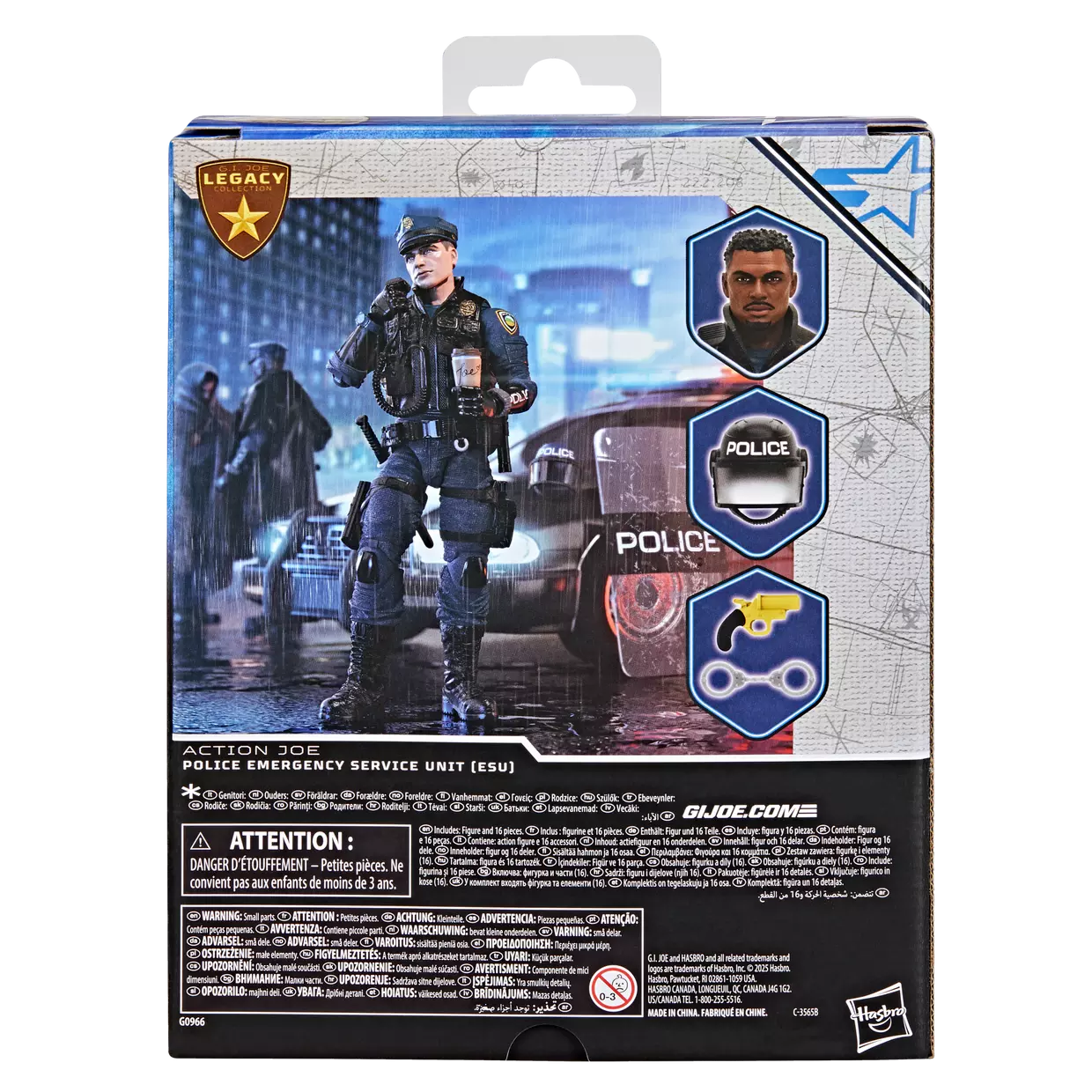 G.I. Joe Classified Series Legacy Collection Police Emergency Service Unit (ESU) Action Figure (Hasbro)