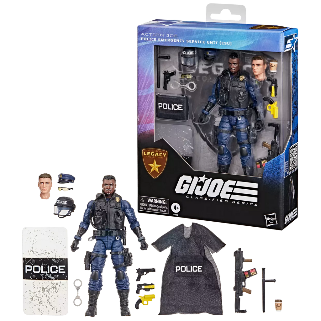 G.I. Joe Classified Series Legacy Collection Police Emergency Service Unit (ESU) Action Figure (Hasbro)