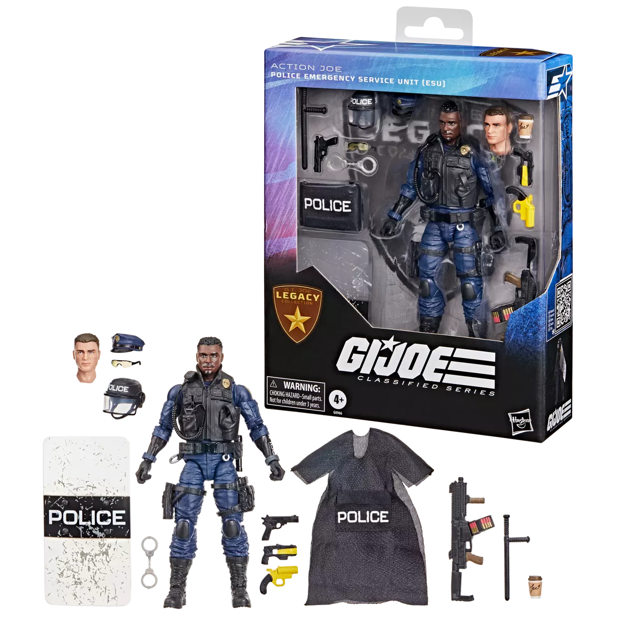 G.I. Joe Classified Series Legacy Collection Police Emergency Service Unit (ESU) Action Figure (Hasbro)