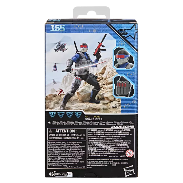 G.I. Joe Classified Series #165 Snake Eyes Action Figure (Hasbro)
