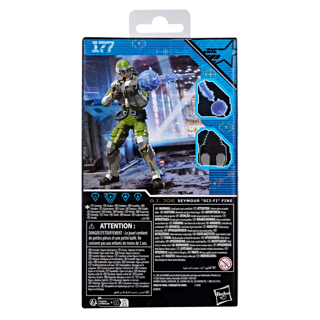 🔥PRESALE🔥 Hasbro G.I. Joe Classified Series #177 Seymour "Sci-Fi" Fine Action Figure (Hasbro)
