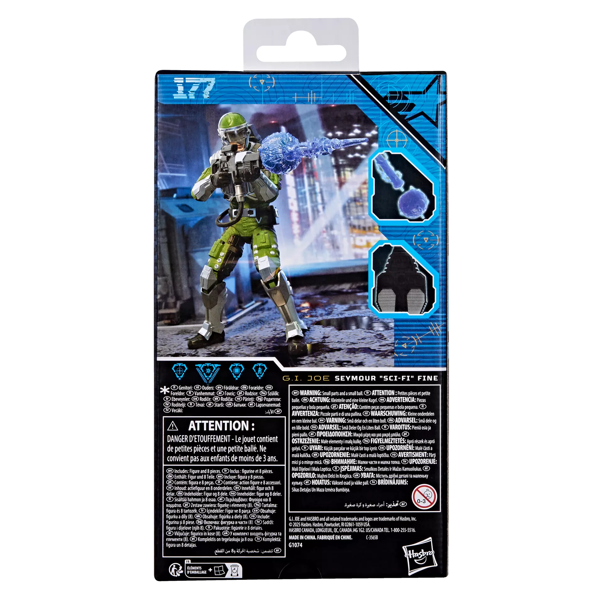 🔥PRESALE🔥 Hasbro G.I. Joe Classified Series #177 Seymour "Sci-Fi" Fine Action Figure (Hasbro)