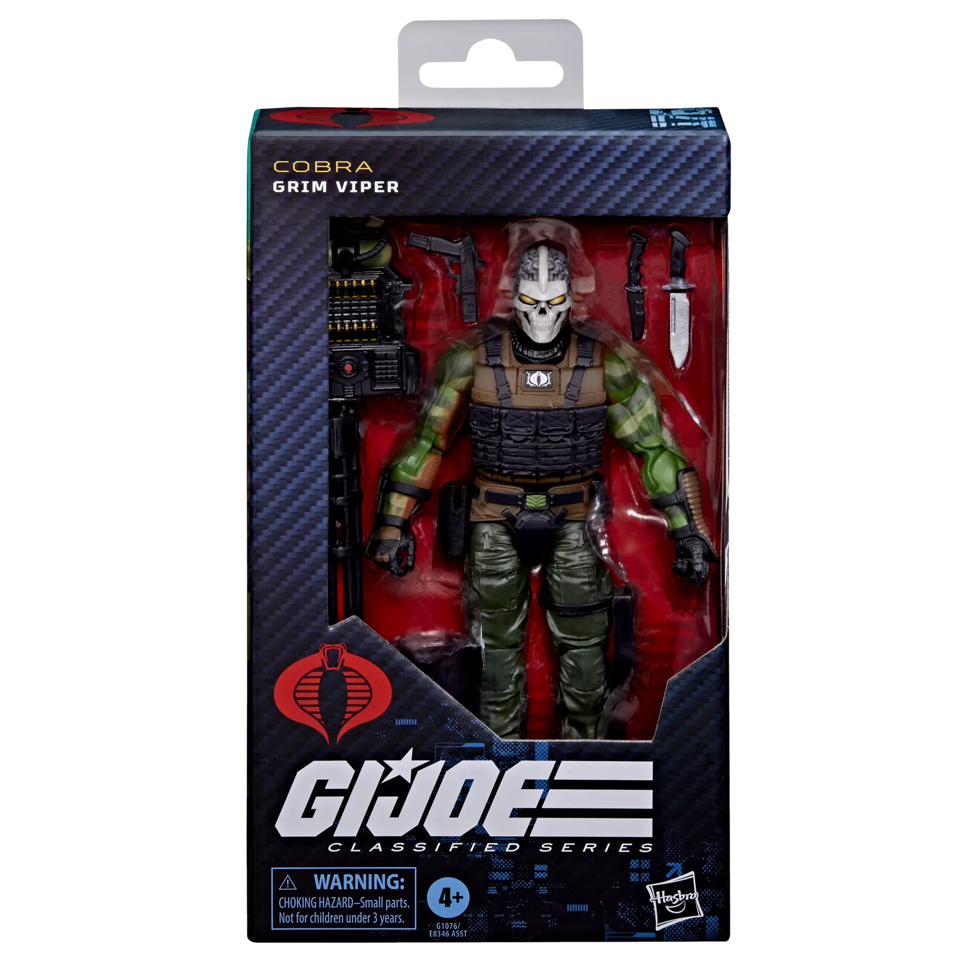 🔥PRESALE🔥Hasbro G.I. Joe Classified Series #176 Cobra Grim-Viper Action Figure (Hasbro)