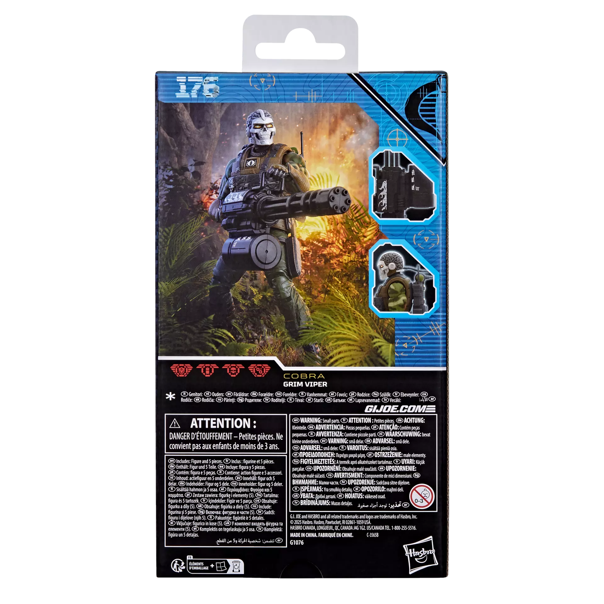 🔥PRESALE🔥Hasbro G.I. Joe Classified Series #176 Cobra Grim-Viper Action Figure (Hasbro)