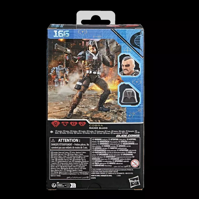 G.I. Joe Classified Series #166 Major Bludd Action Figure (Hasbro)
