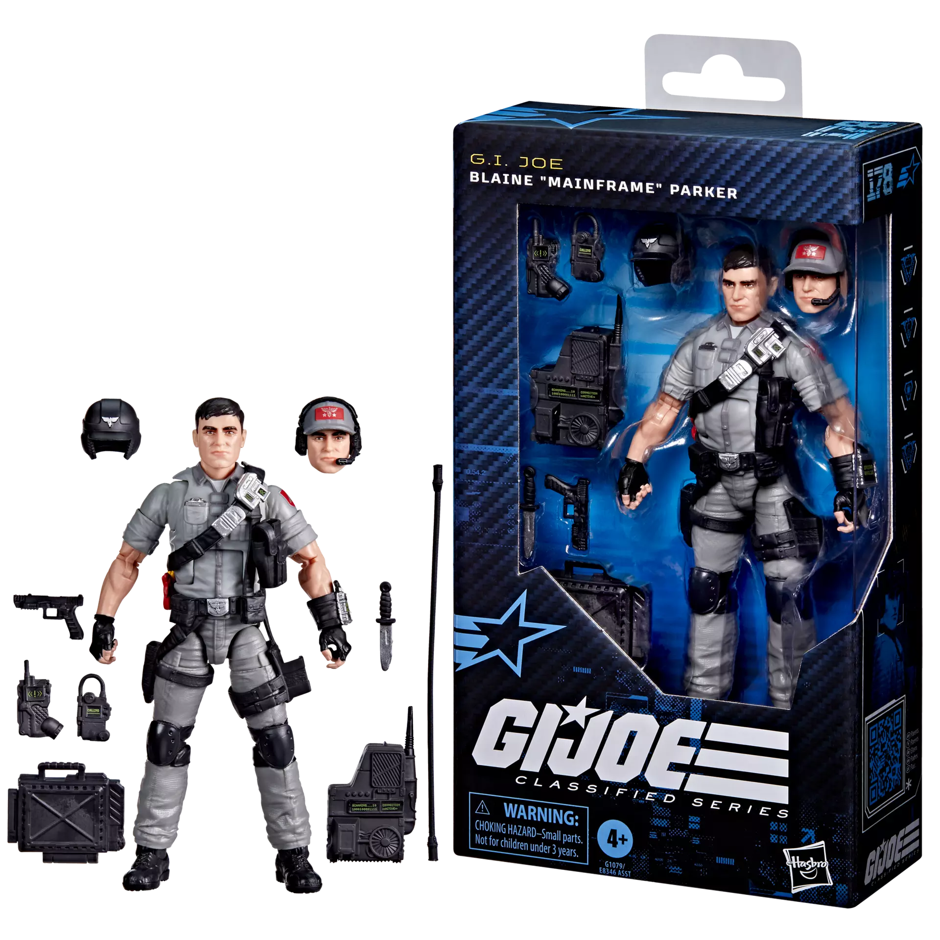 🔥PRESALE🔥Hasbro G.I. Joe Classified Series #178 Blaine "Mainframe" Parker Figure (Hasbro)