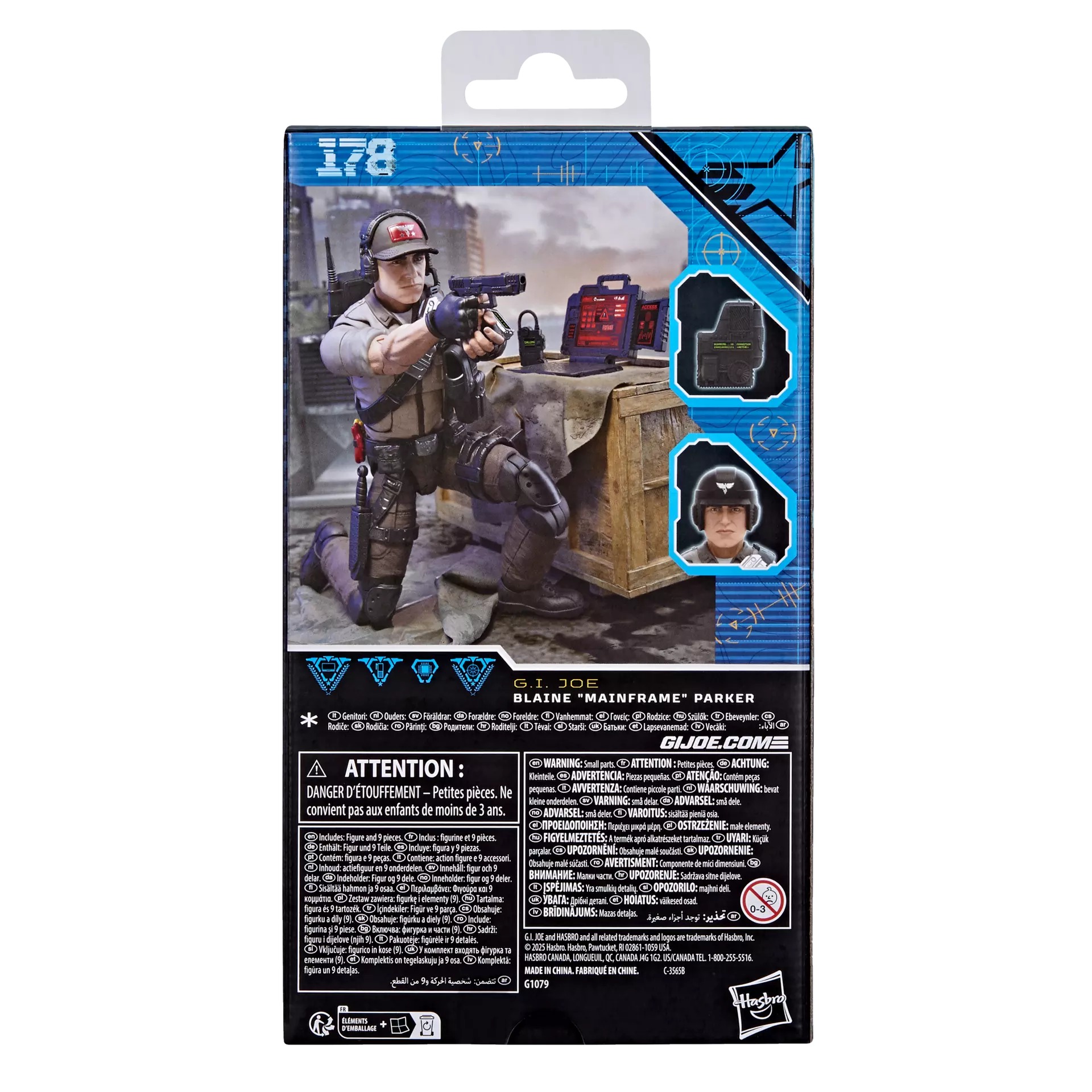 🔥PRESALE🔥Hasbro G.I. Joe Classified Series #178 Blaine "Mainframe" Parker Figure (Hasbro)