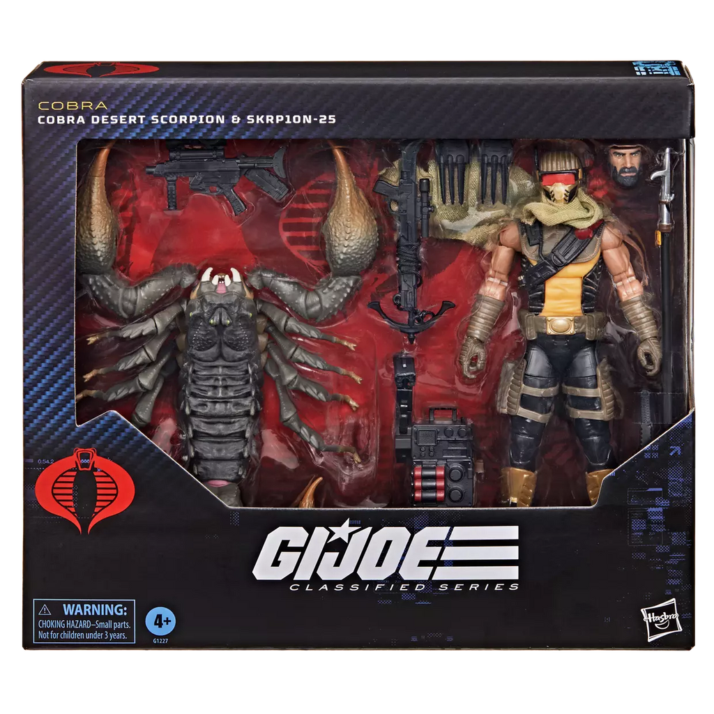 G.I. Joe Classified Series #180 Cobra Desert Scorpion & SKRP10N-25 Action Figure Set (Hasbro)
