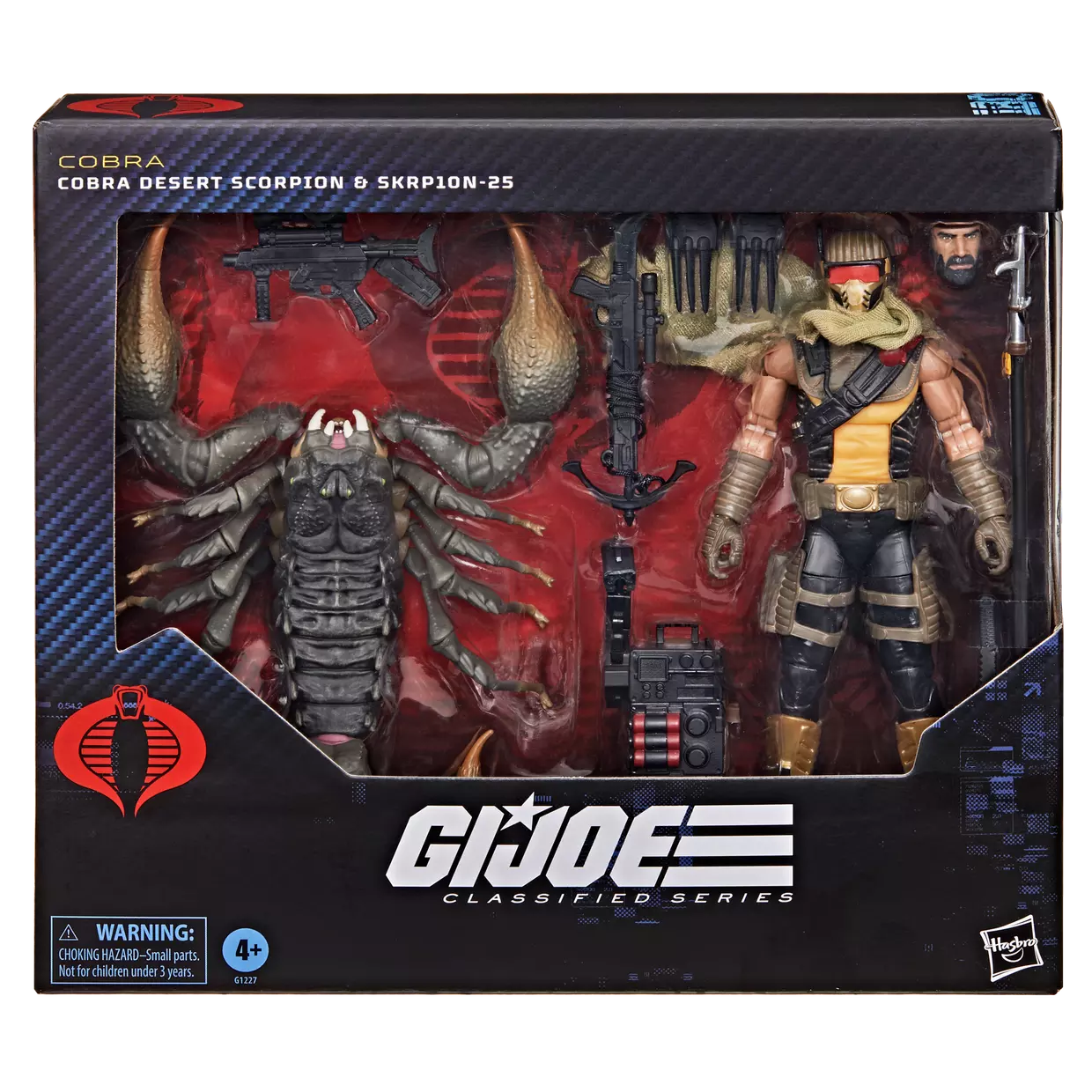 G.I. Joe Classified Series #180 Cobra Desert Scorpion & SKRP10N-25 Action Figure Set (Hasbro)