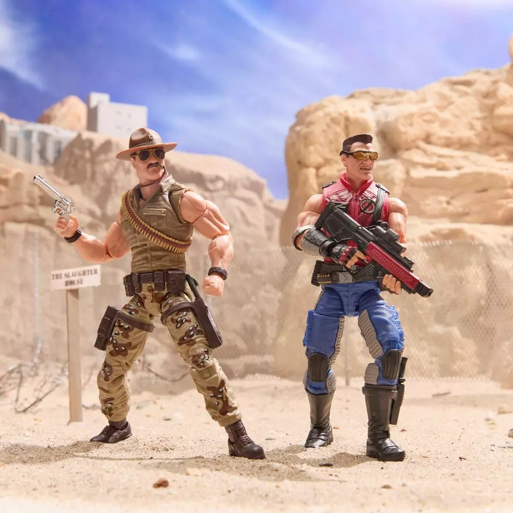 🔥PRESALE🔥G.I. Joe Classified Series #173 Sgt. Slaughter & Felix "Mercer" Stratton Action Figure Two-Pack (Hasbro)