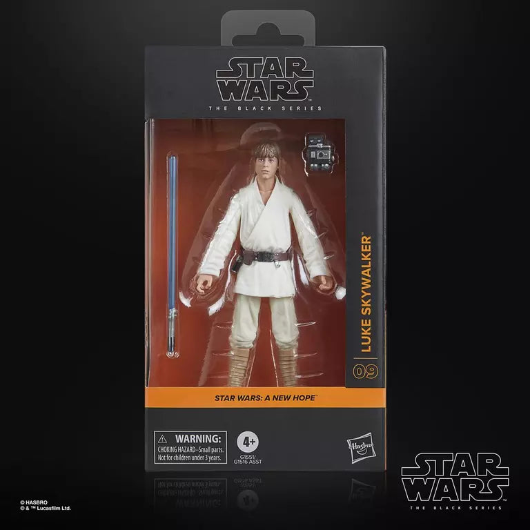 Star Wars The Black Series A New Hope Luke Skywalker 6-Inch Action Figure (Hasbro)