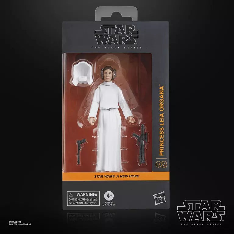 Star Wars The Black Series A New Hope Princess Leia 6-Inch Action Figure (Hasbro)