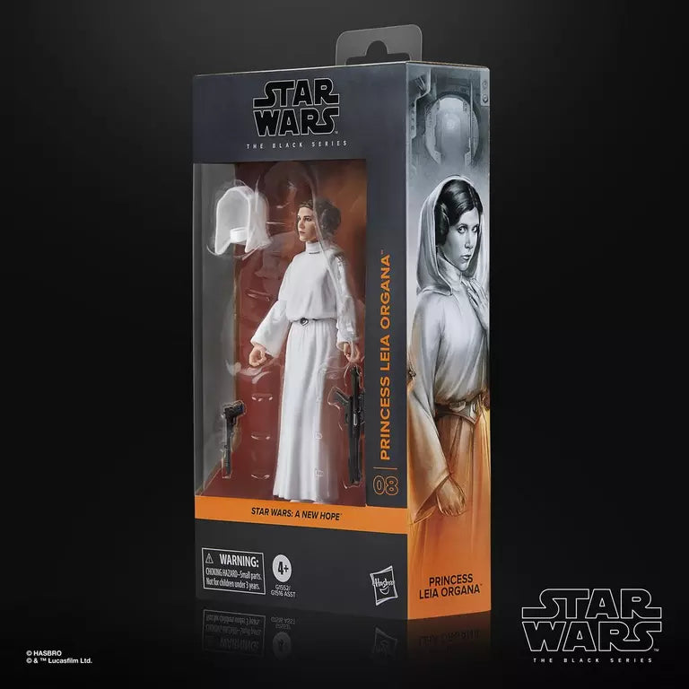 Star Wars The Black Series A New Hope Princess Leia 6-Inch Action Figure (Hasbro)