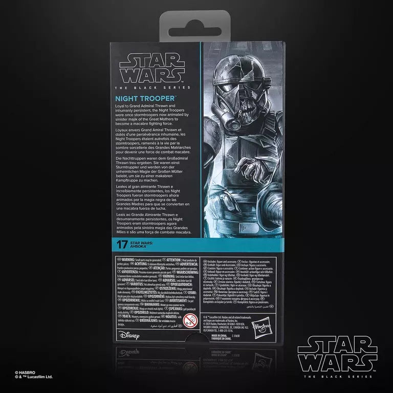 Star Wars: The Black Series 6" Night Trooper (Ahsoka) Action Figure (Hasbro)