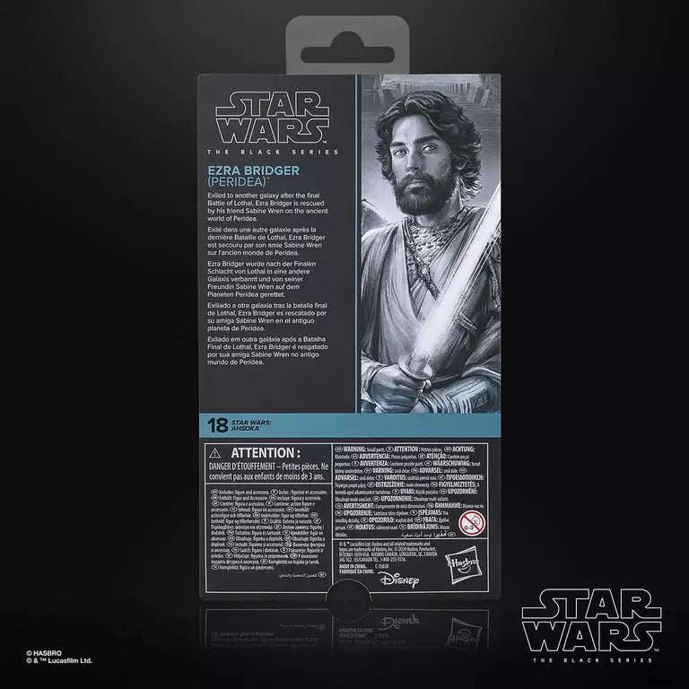 Star Wars: The Black Series 6" Ezra Bridger (Peridea) Action Figure (Hasbro)