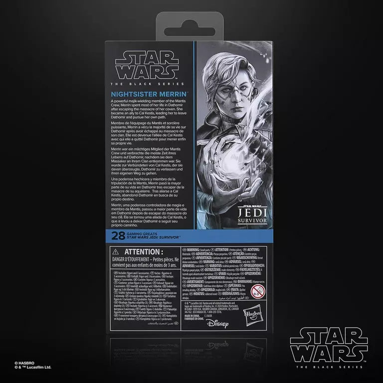 Star Wars: The Black Series 6" Nightsister Merrin (Jedi: Survivor) Action Figure (Hasbro)