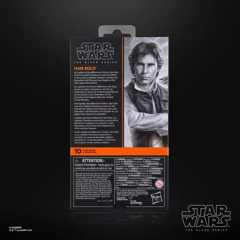 Star Wars: The Black Series 6" Han Solo (A New Hope) Action Figure (Hasbro)