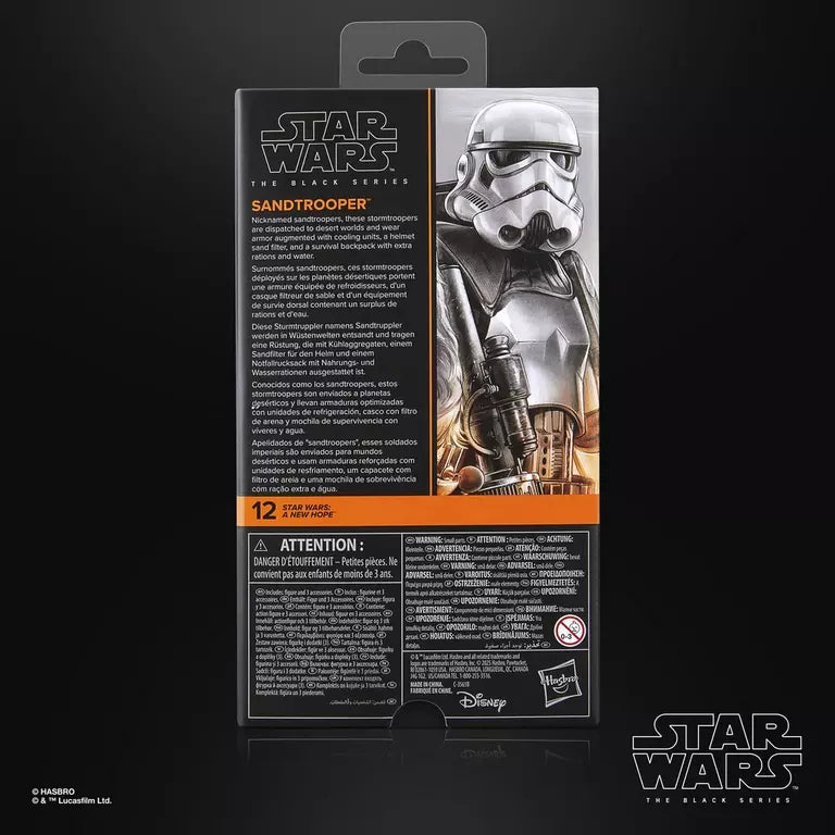 Star Wars: The Black Series 6" Sandtrooper (A New Hope) Action Figure (Hasbro)