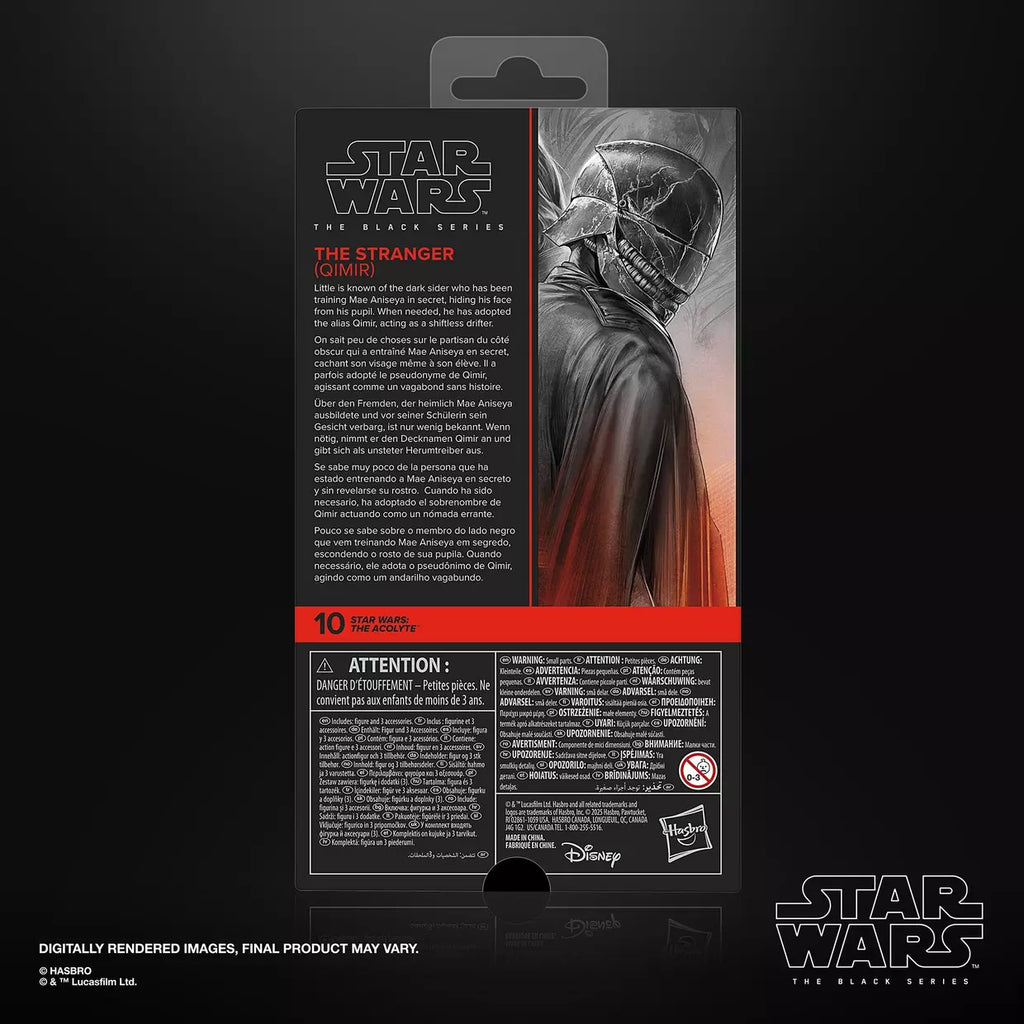 Star Wars: The Black Series The Stranger (Qimir) (The Acolyte) Action Figure (Hasbro)